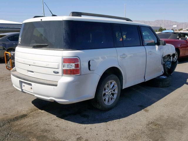 2FMGK5B8XGBA02030 - 2016 FORD FLEX SE WHITE photo 4