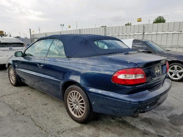 YV1NC62D64J060634 - 2004 VOLVO C70 HPT BLUE photo 3