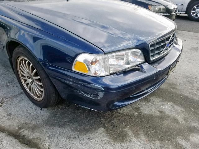 YV1NC62D64J060634 - 2004 VOLVO C70 HPT BLUE photo 9