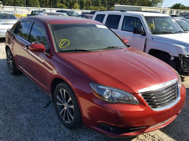 1C3CCBBB8DN505716 - 2013 CHRYSLER 200 TOURIN RED photo 1