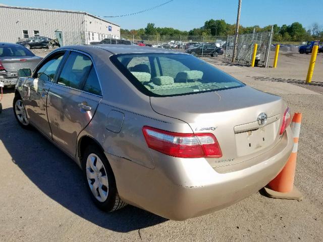 4T1BE46K79U382006 - 2009 TOYOTA CAMRY BASE GOLD photo 3