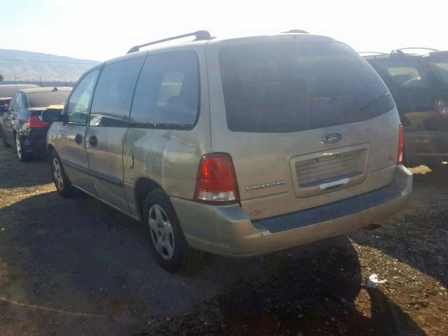 2FMZA51607BA02968 - 2007 FORD FREESTAR S TAN photo 3