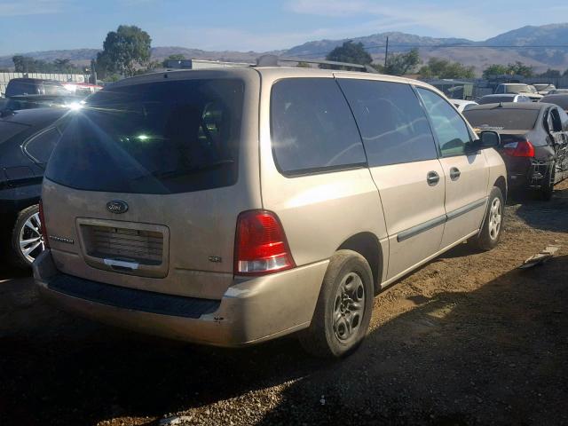 2FMZA51607BA02968 - 2007 FORD FREESTAR S TAN photo 4