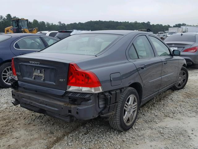 YV1RS592182688376 - 2008 VOLVO S60 2.5T GRAY photo 4