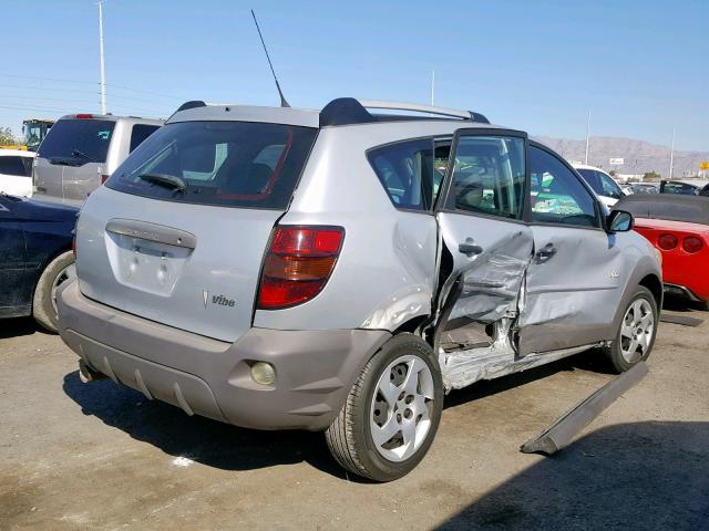 5Y2SL65826Z429128 - 2006 PONTIAC VIBE SILVER photo 4