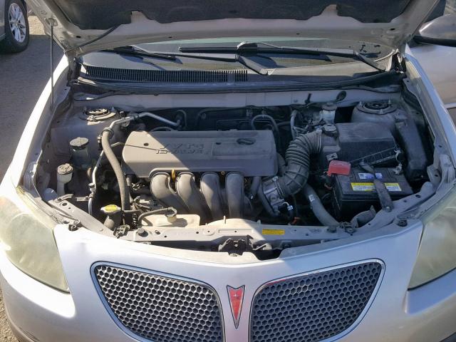 5Y2SL65826Z429128 - 2006 PONTIAC VIBE SILVER photo 7