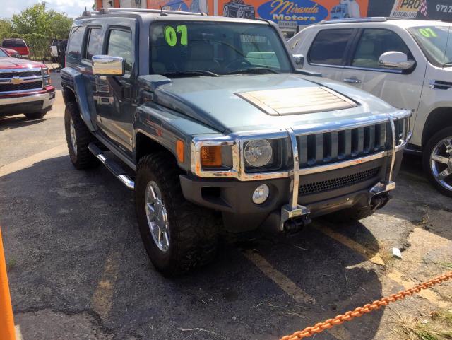 5GTDN13E978238546 - 2007 HUMMER H3 BLUE photo 1