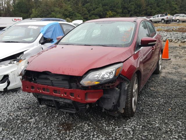 1FADP3N26EL180265 - 2014 FORD FOCUS TITA RED photo 2