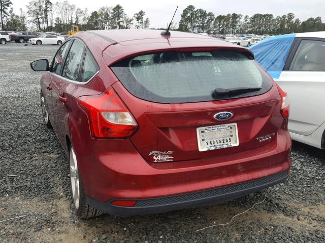 1FADP3N26EL180265 - 2014 FORD FOCUS TITA RED photo 3