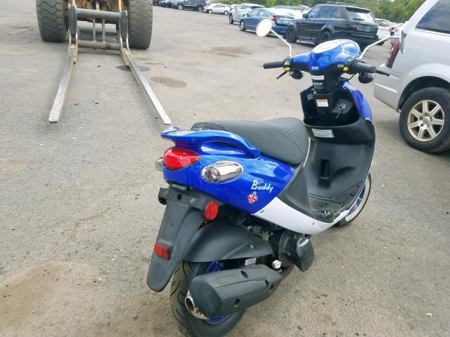 RFVPAC905E1002351 - 2014 GENUINE SCOOTER CO. BUDDY 170I BLUE photo 4