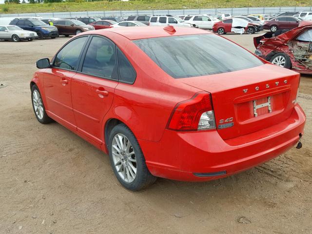 YV1MS382092461262 - 2009 VOLVO S40 2.4I RED photo 3