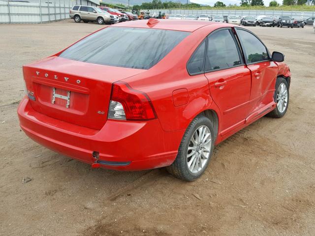 YV1MS382092461262 - 2009 VOLVO S40 2.4I RED photo 4