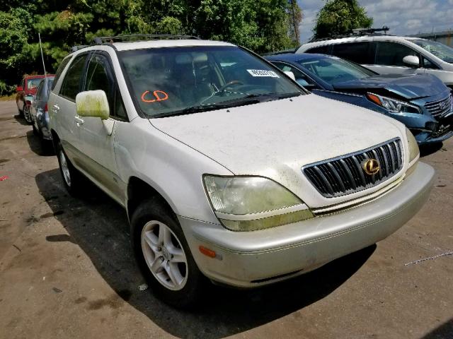 JTJGF10U320121465 - 2002 LEXUS RX 300 WHITE photo 1