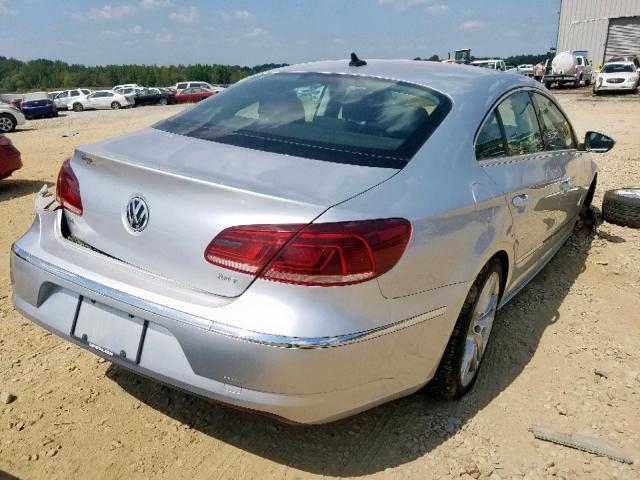 WVWRP7AN2DE568197 - 2013 VOLKSWAGEN CC LUXURY GRAY photo 4