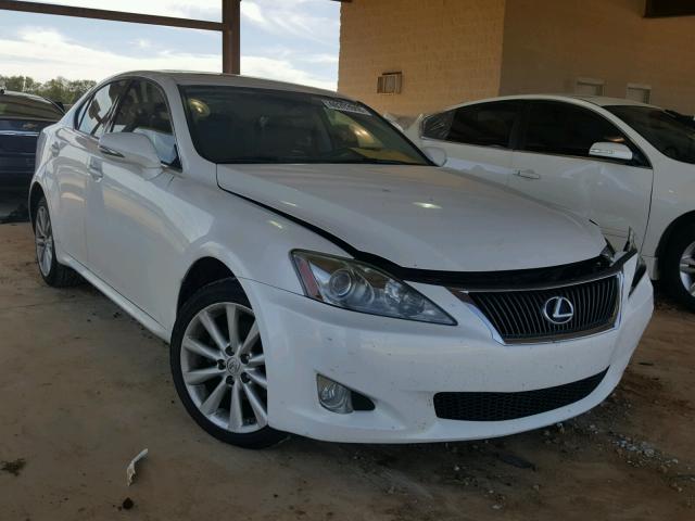 JTHCF5C27A5043775 - 2010 LEXUS IS 250 WHITE photo 1