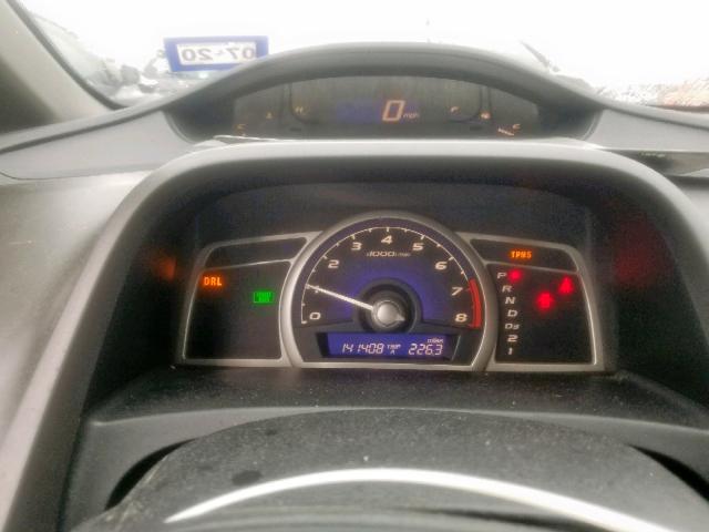 2HGFA16639H525136 - 2009 HONDA CIVIC LX-S Boz foto 8