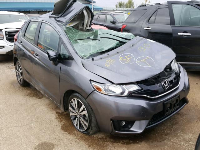 JHMGK5H72GX033766 - 2016 HONDA FIT EX GRAY photo 1