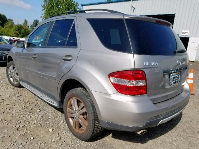 4JGBB86E86A086743 - 2006 MERCEDES-BENZ ML 350 SILVER photo 3