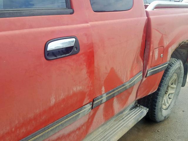 JT4UN24D8V0045450 - 1997 TOYOTA T100 XTRAC RED photo 9