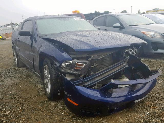 1ZVBP8AMXC5256929 - 2012 FORD MUSTANG BLUE photo 1