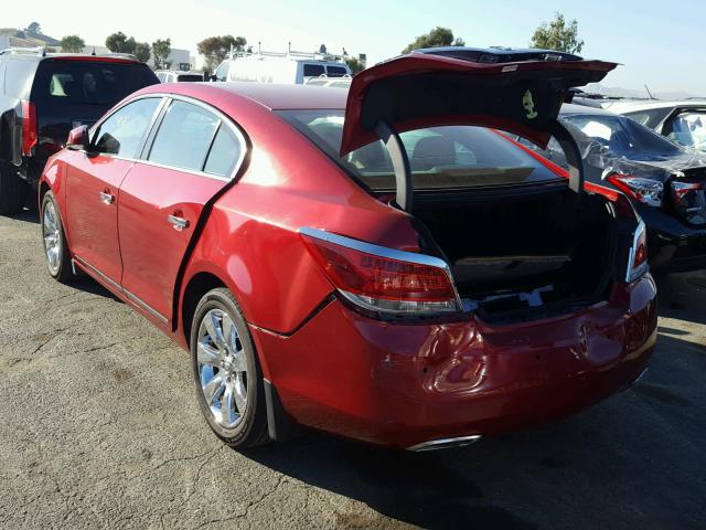 1G4GH5G30CF244054 - 2012 BUICK LACROSSE P RED photo 3