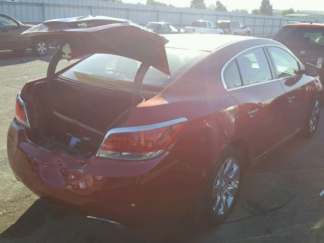 1G4GH5G30CF244054 - 2012 BUICK LACROSSE P RED photo 4
