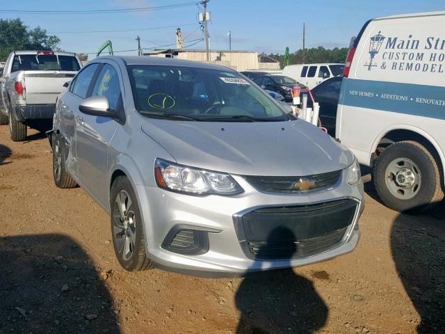 1G1JF5SBXJ4106652 - 2018 CHEVROLET SONIC PREM SILVER photo 1