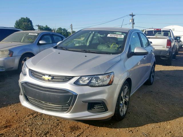 1G1JF5SBXJ4106652 - 2018 CHEVROLET SONIC PREM SILVER photo 2