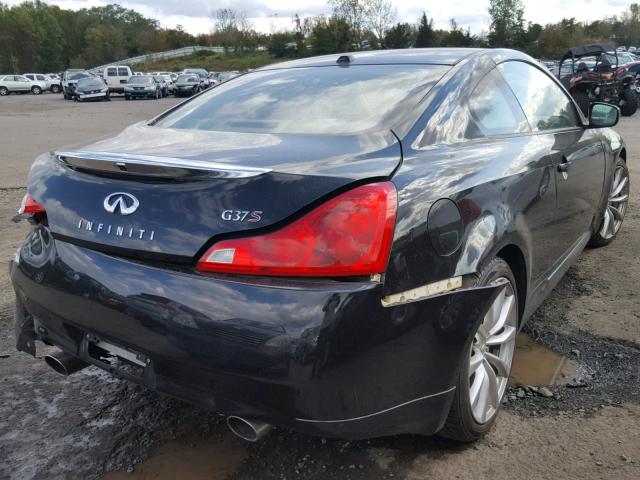 JNKCV64E78M110926 - 2008 INFINITI G37 BASE BLACK photo 4