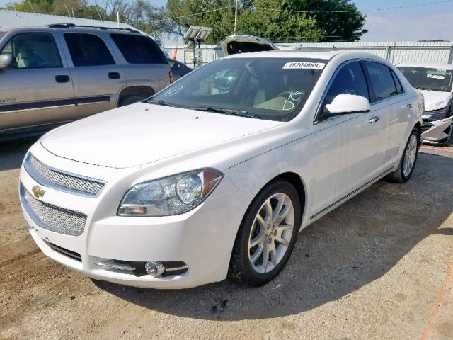 1G1ZE5EB8AF214158 - 2010 CHEVROLET MALIBU LTZ თეთრი ფოტო 2