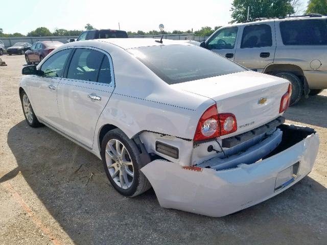 1G1ZE5EB8AF214158 - 2010 CHEVROLET MALIBU LTZ თეთრი ფოტო 3
