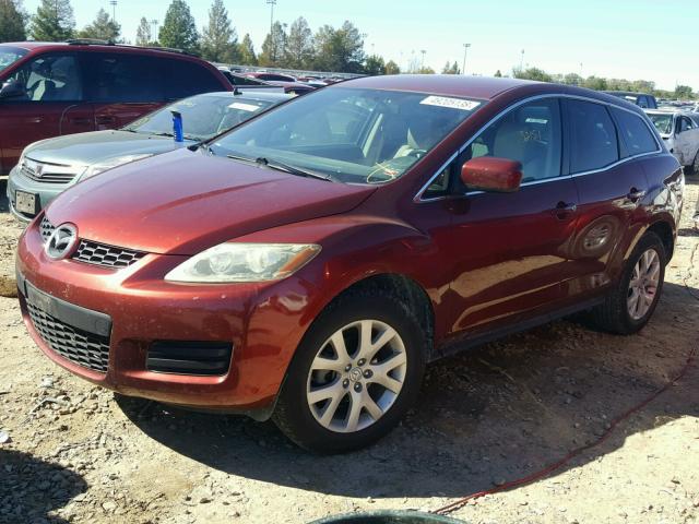 JM3ER293680179524 - 2008 MAZDA CX-7 MAROON photo 2