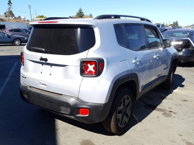 ZACCJBAB9JPH34945 - 2018 JEEP RENEGADE S 银色 照片 4