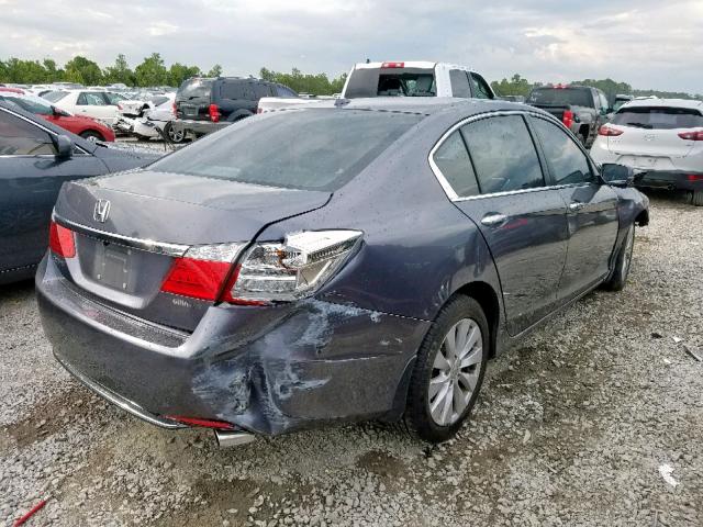 1HGCR2F88FA093592 - 2015 HONDA ACCORD EXL GRAY photo 4