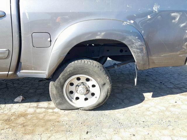 5TBET341X6S542013 - 2006 TOYOTA TUNDRA DOU GRAY photo 9