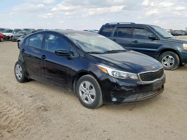 3KPFL4A75JE164437 - 2018 KIA FORTE LX BLACK photo 1