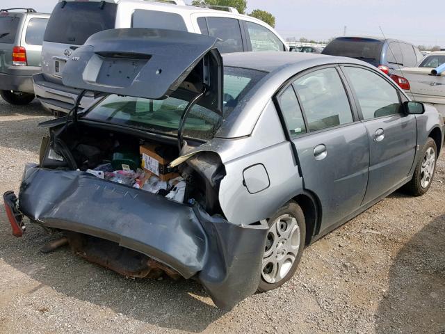 1G8AJ52F25Z162760 - 2005 SATURN ION LEVEL GRAY photo 4