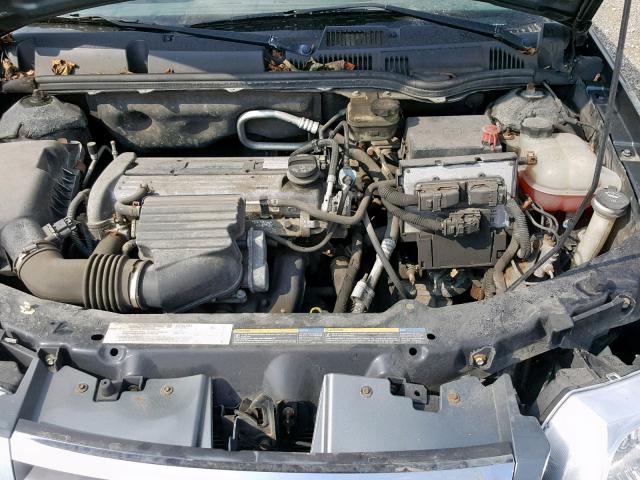 1G8AJ52F25Z162760 - 2005 SATURN ION LEVEL GRAY photo 7