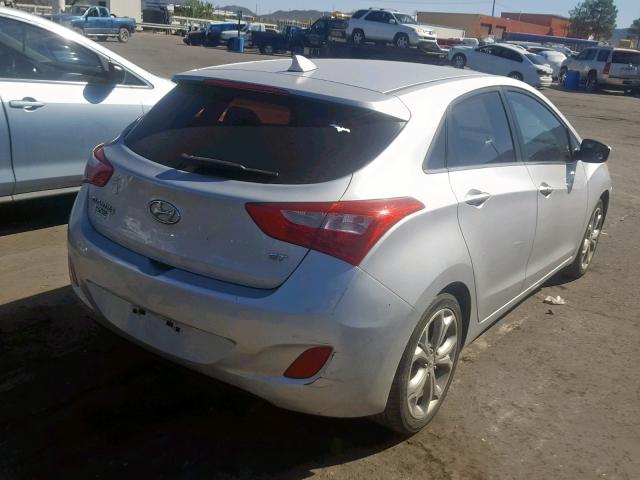 KMHD35LE8DU154740 - 2013 HYUNDAI ELANTRA GT SILVER photo 4