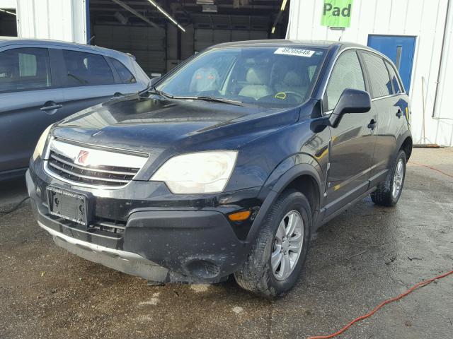 3GSCL33PX9S609203 - 2009 SATURN VUE XE BLACK photo 2