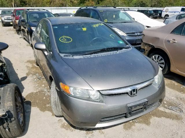 1HGFA16596L020126 - 2006 HONDA CIVIC LX GRAY photo 1