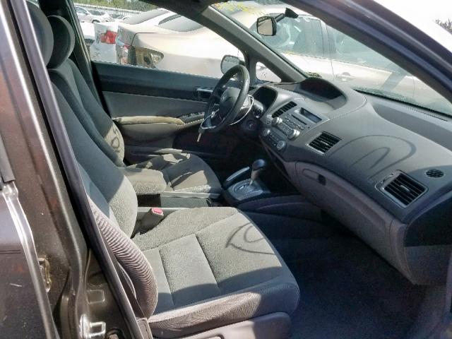 1HGFA16596L020126 - 2006 HONDA CIVIC LX GRAY photo 5