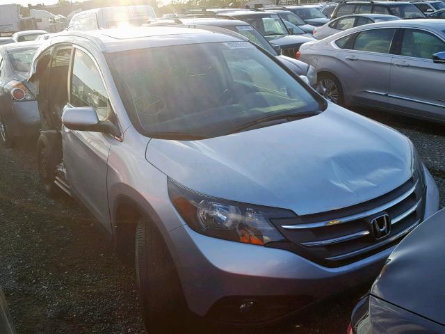 2HKRM4H74DH608620 - 2013 HONDA CR-V EXL SILVER photo 1