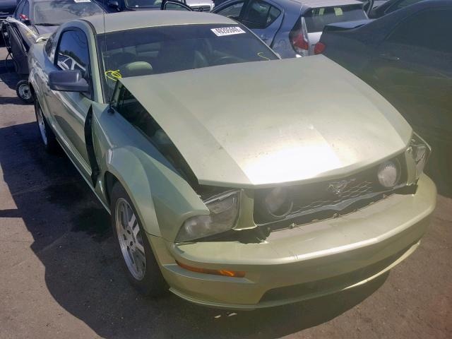 1ZVHT82H865191526 - 2006 FORD MUSTANG GT GREEN photo 1