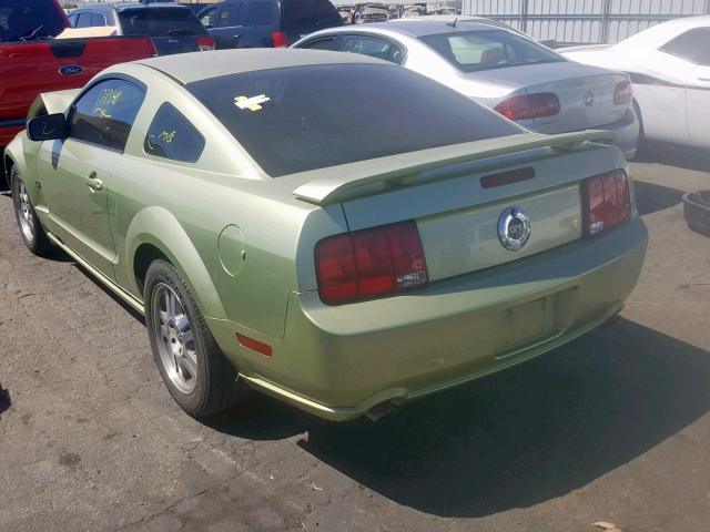 1ZVHT82H865191526 - 2006 FORD MUSTANG GT GREEN photo 3