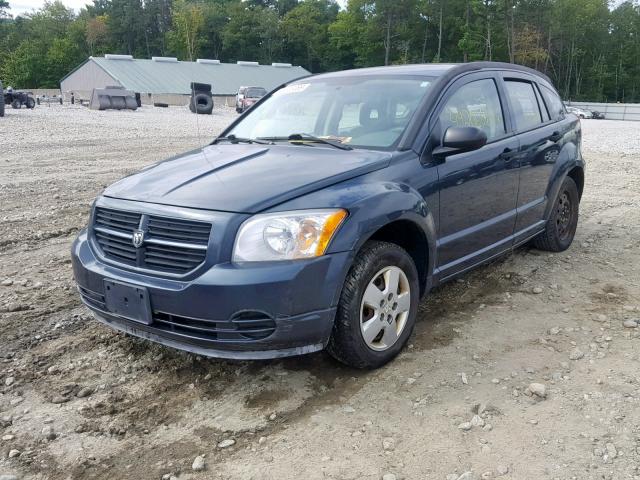 1B3HB28B07D134347 - 2007 DODGE CALIBER BLUE photo 2