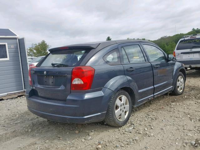 1B3HB28B07D134347 - 2007 DODGE CALIBER BLUE photo 4