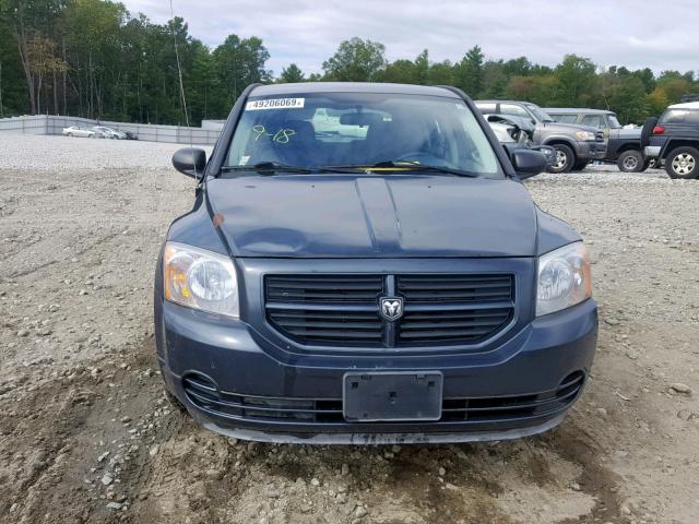 1B3HB28B07D134347 - 2007 DODGE CALIBER BLUE photo 9