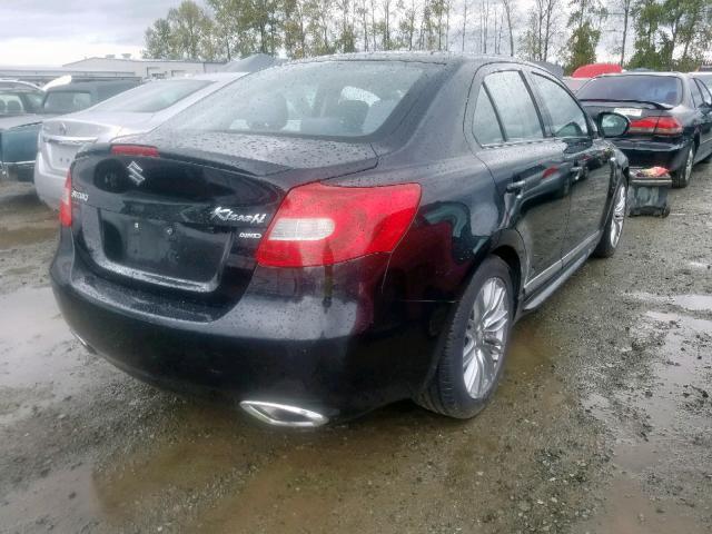 JS2RF9A69B6110287 - 2011 SUZUKI KIZASHI SP BLACK photo 4