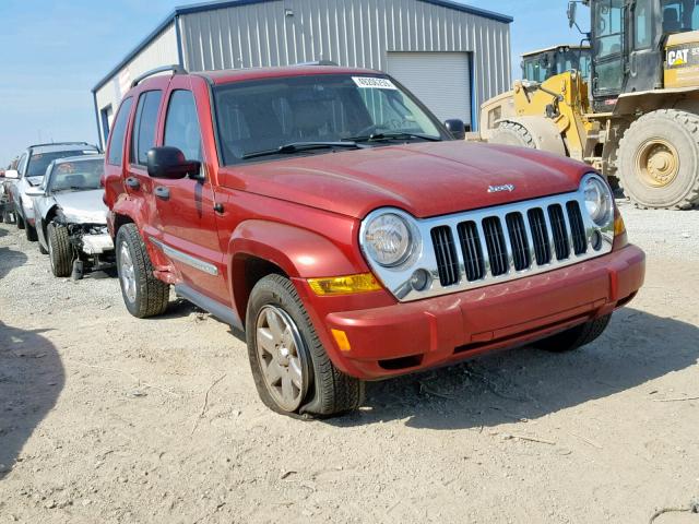 1J4GK58K36W284803 - 2006 JEEP LIBERTY LI BURGUNDY photo 1